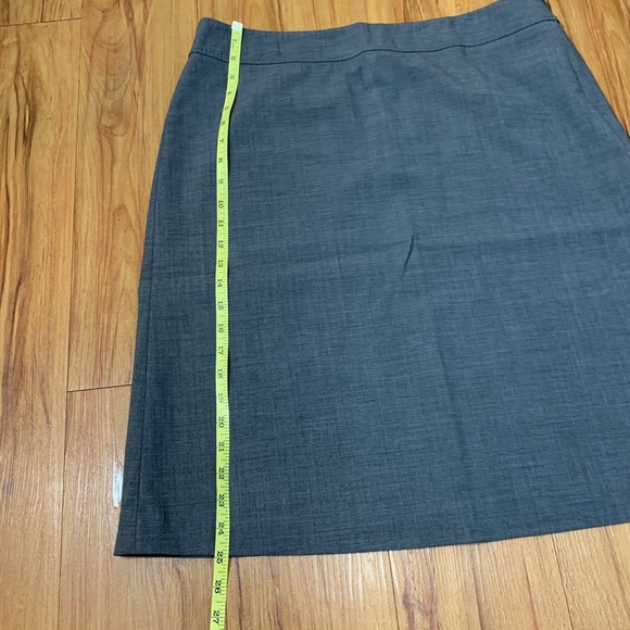 Escada Sport Grey Wool Lined Midi Skirt - Picture 10 of 11
